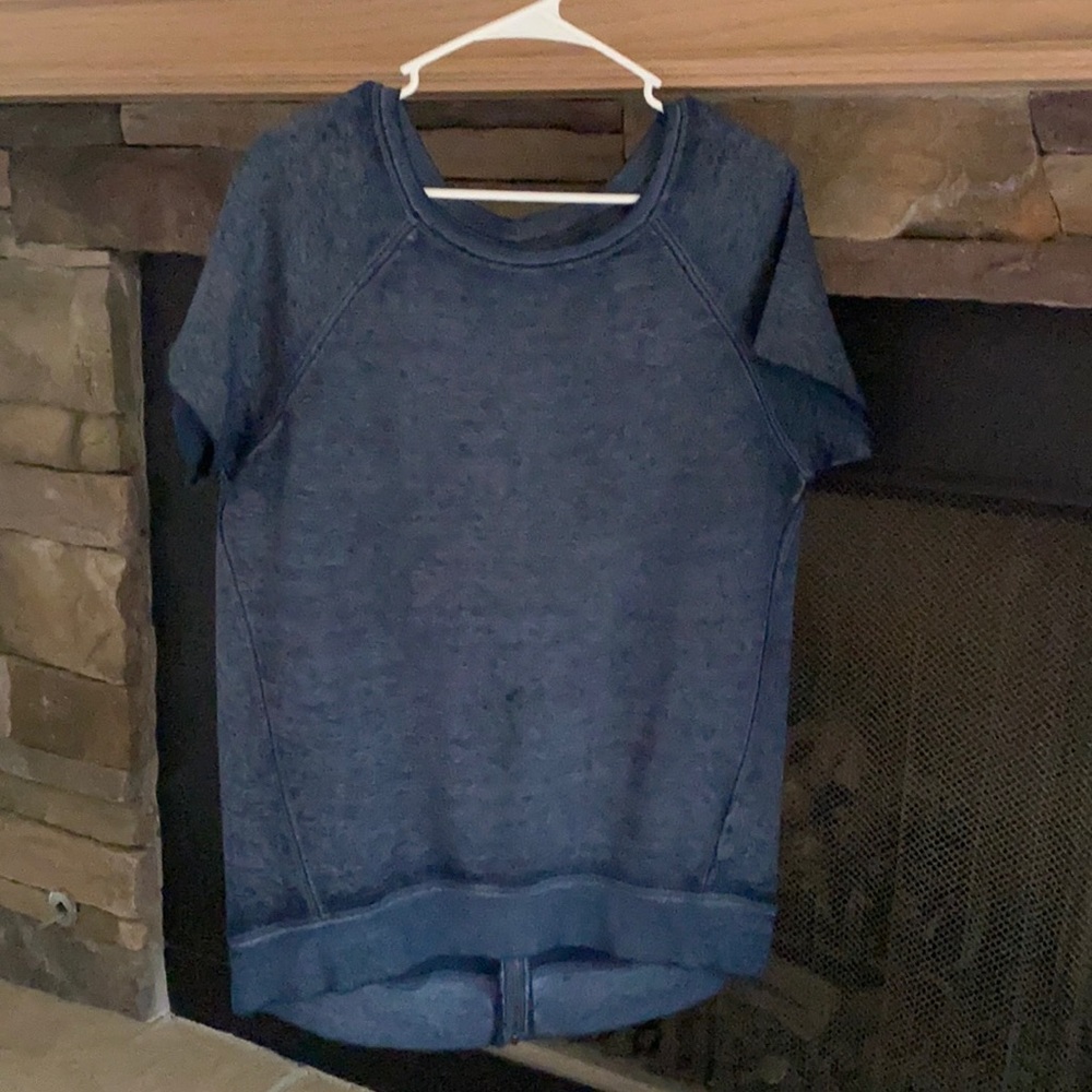 Light sweatshirt tunic top